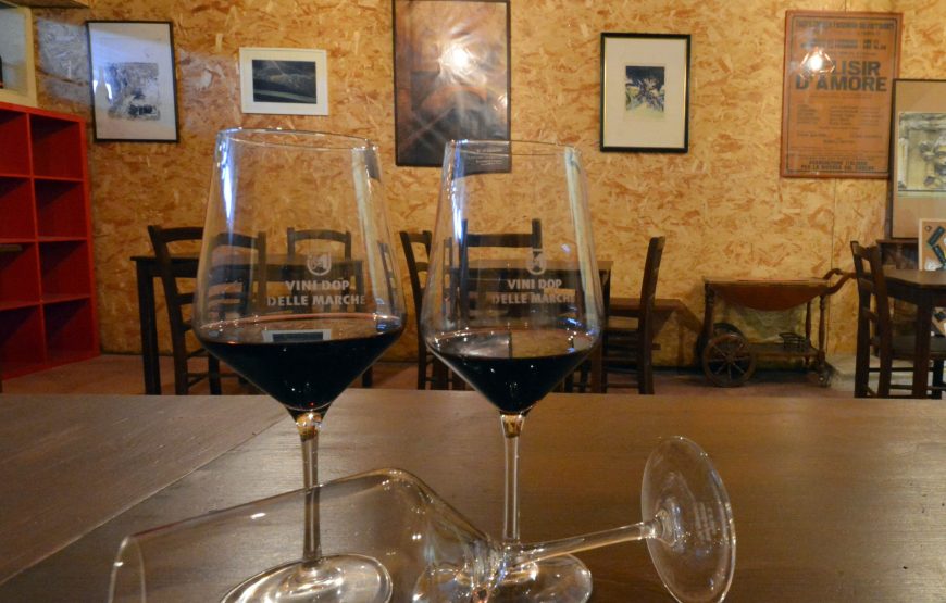 Degustazione del Verdicchio dei castelli di Jesi a Podere Mattei