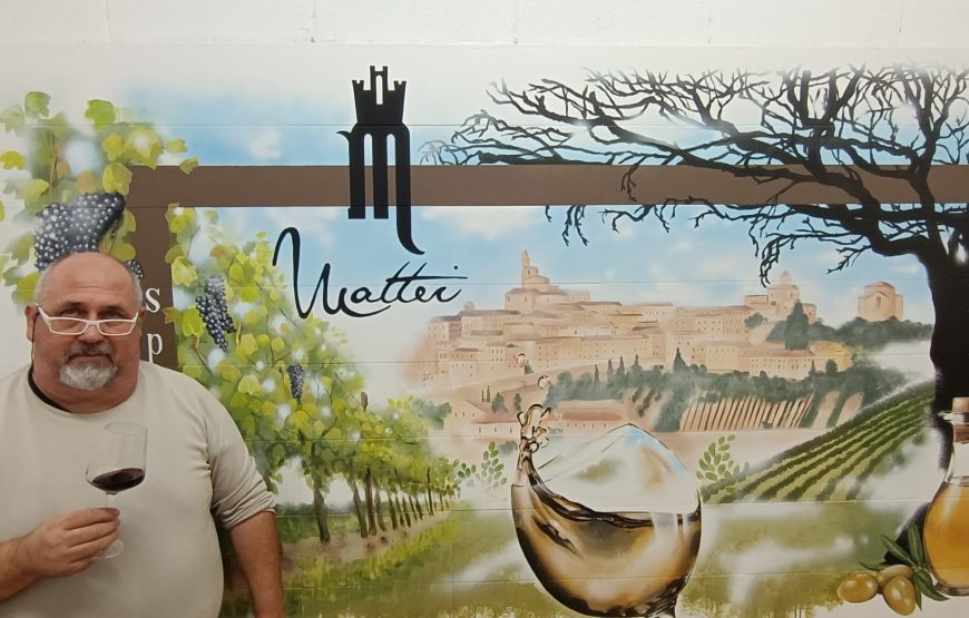 Degustazione del Verdicchio dei castelli di Jesi a Podere Mattei